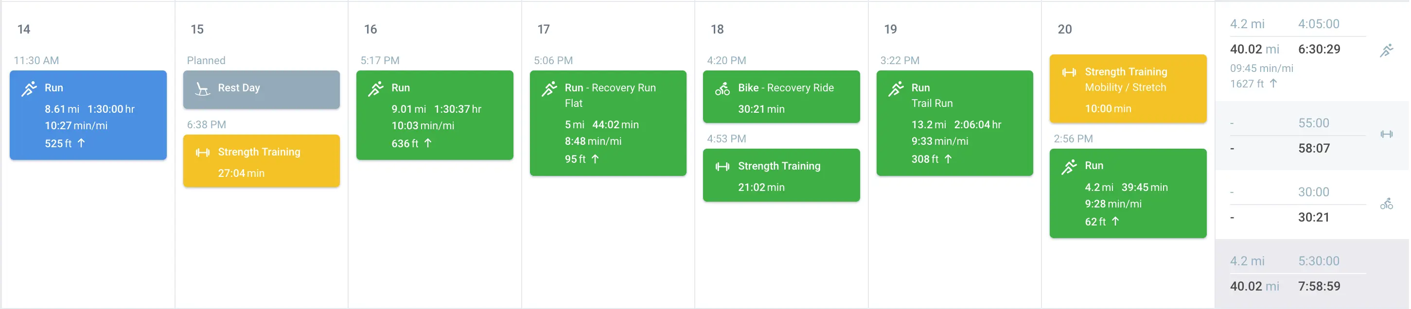 Marathon Training Log Week 5 Recap