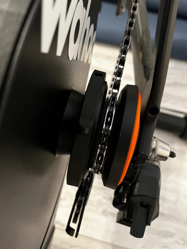 Close-up of the Zwift Cog